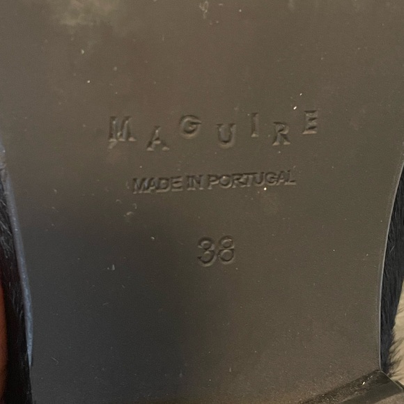 Maguire Como Mules Black Ponyhair - Picture 5 of 5